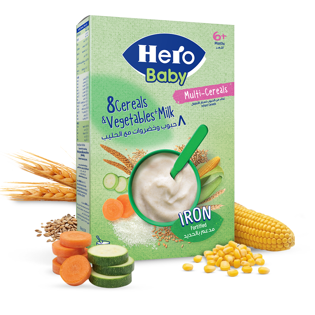 8 Cereals + Vegetables + Milk Multicereals 150g
